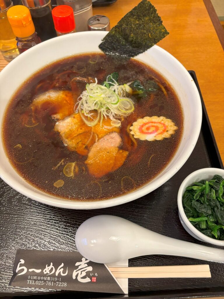 らーめん壱の正油らーめん